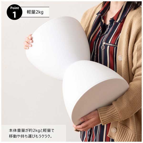 ポリプロピレン製の軽量マルチスツール（サイドテーブル・花台）「φ29