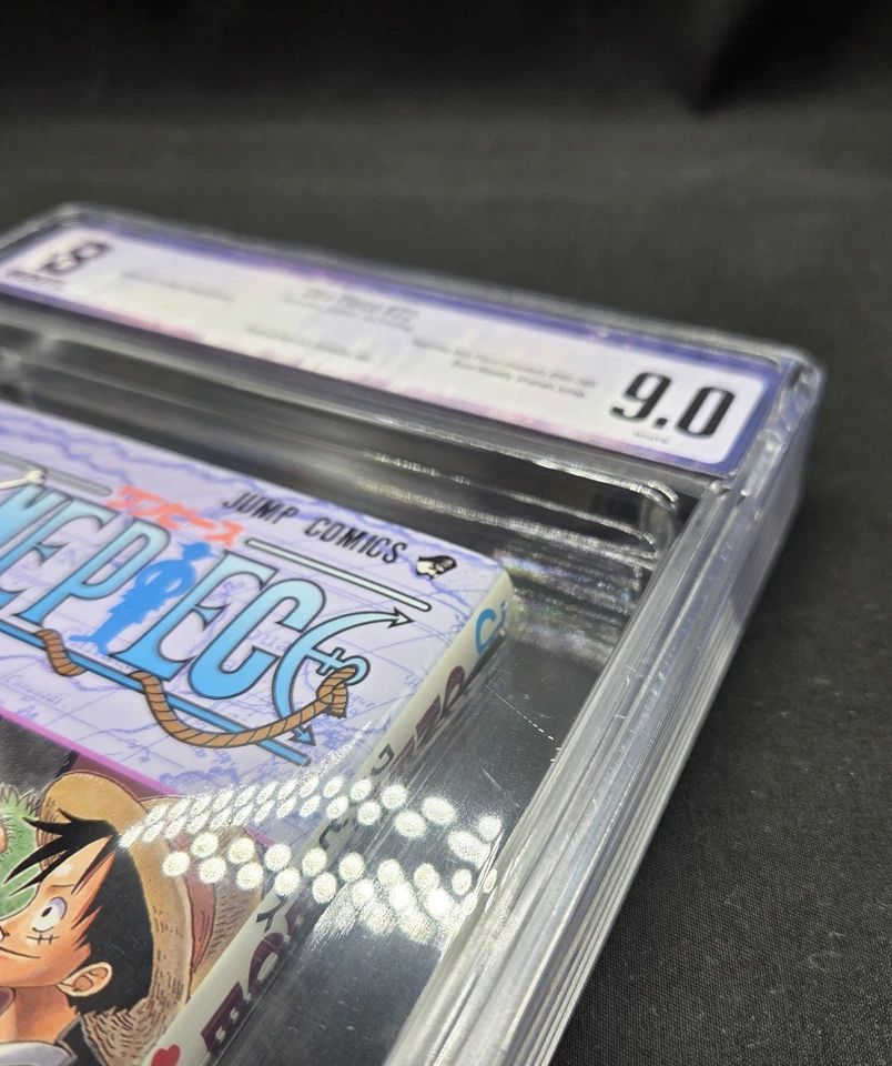 BGS 9.0 ワンピース 2巻 初版 1st Printing 漫画鑑定 ONE PIECE ワンピース 初版 1巻 2巻 ワンピース1巻、2巻初版 希少】ONE