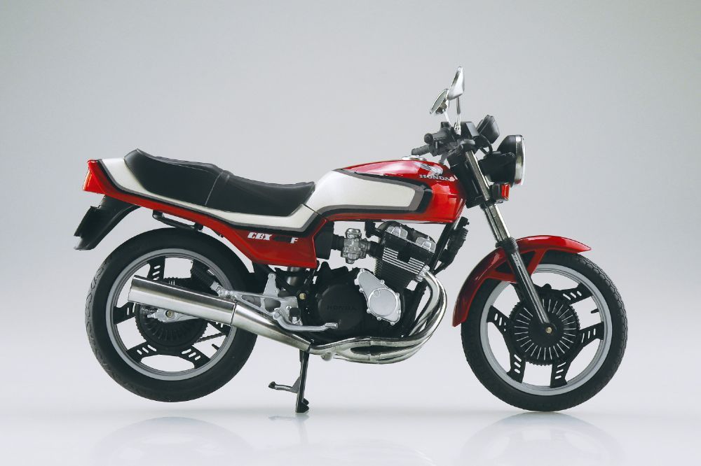 1/12 完成品バイク Honda CBX400F キャンディアラモアナレッド/パール