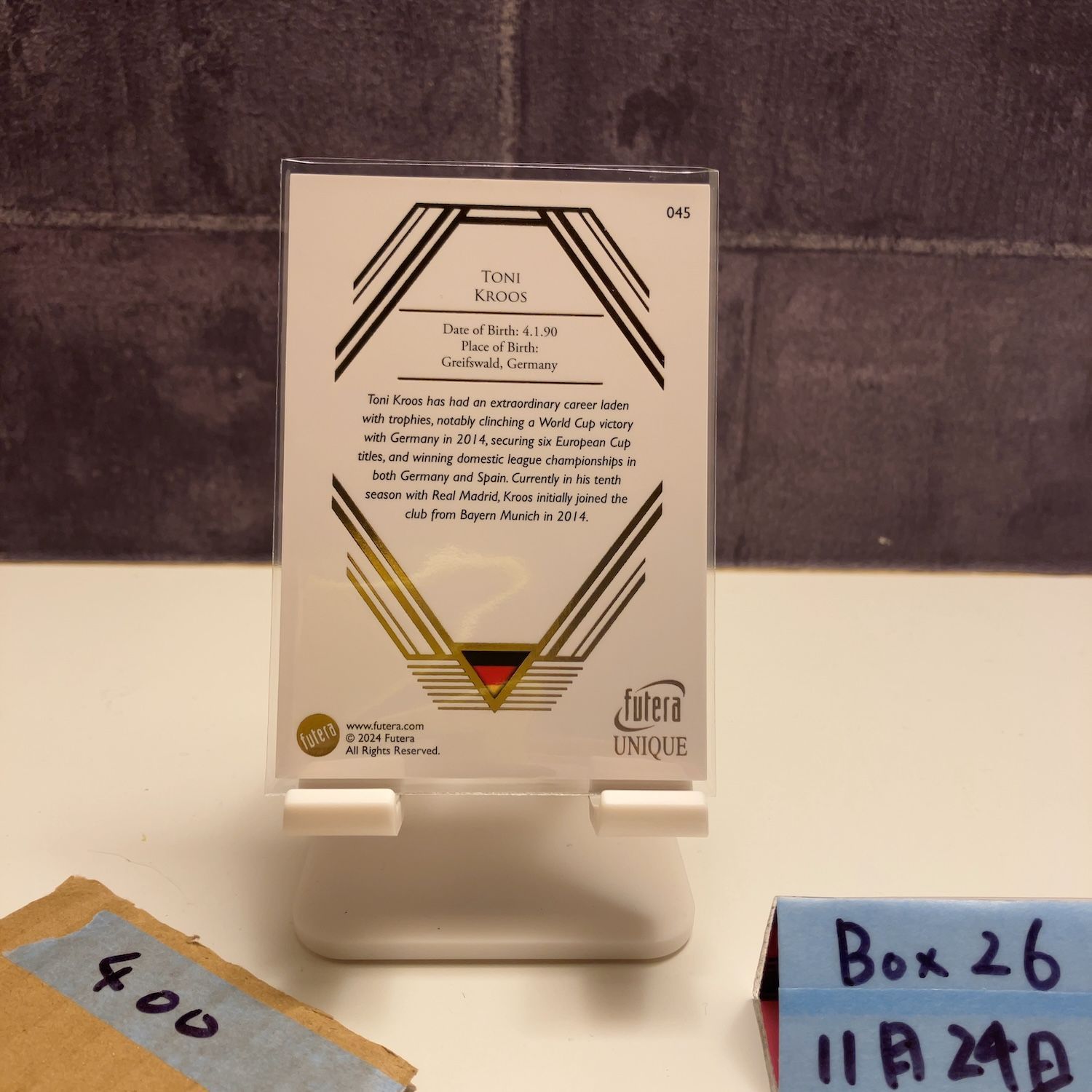 2024 Futera Unique Toni Kroos Real Madrid Midfielder カード - メルカリ