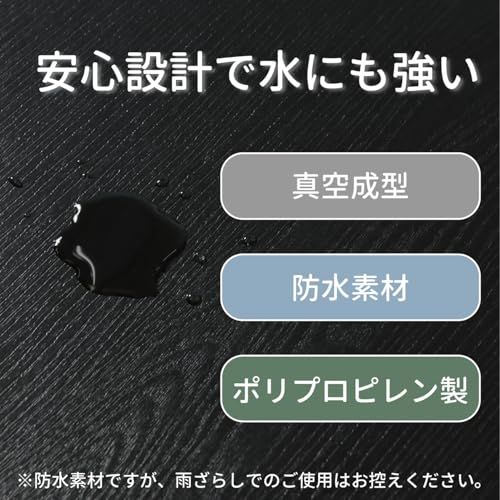  迅速に発送 不二貿易 物置 収納庫 屋外 270 L 防水タイプ 鍵穴つき 収納ベンチ 収納ボックス 組立商品 幅109×奥行51.5×高さ55? ブラック 55253 225813 cf その他 キッチン 食器