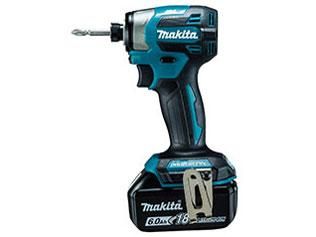MAKITA マキタ 充電式インパクトドライバ 18 V 最大締付けトルク180 N m 青 6.0 Ah 本体 バッテリ ケース付 TD 173 DX 7202