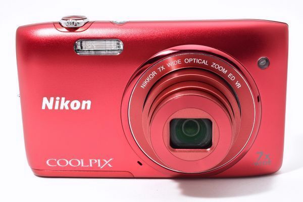 極美品｜Nikon COOLPIX S3500 デジタルカメラ 光学7倍ズーム 有効画素