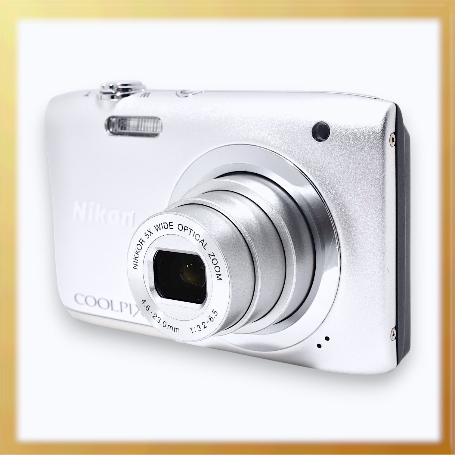 極美品｜Nikon COOLPIX A100 デジタルカメラ 光学5倍 2005万画素