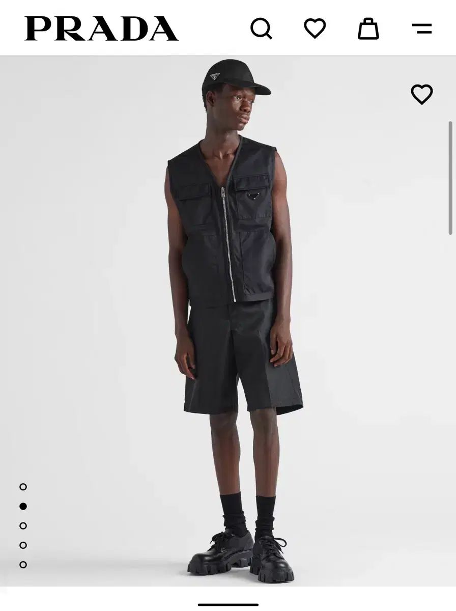 プラダ リナイロン バミューダ パンツ / 48 / 使用感 - メルカリ