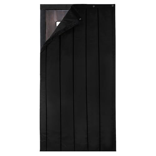 迅速に発送 TroyStudio 厚手ドア防音ブランケット - 95 × 220 2 cm 厚手窓防音シート 家庭用音響減衰カーテン仕切り 壁ノイズブロッカー 寝室音楽録音スタジオ 77 dbf 38 d