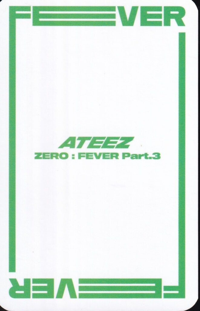 ATEEZ ZERO:FEVER Part.3 SAN トレーディングカード - メルカリ