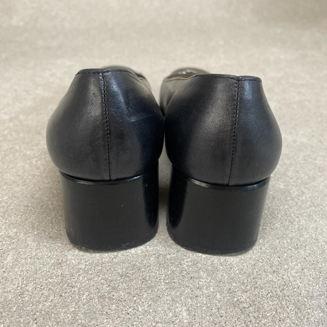 サルヴァトーレフェラガモ 21cm相当スクエアトゥガンチーニパンプス