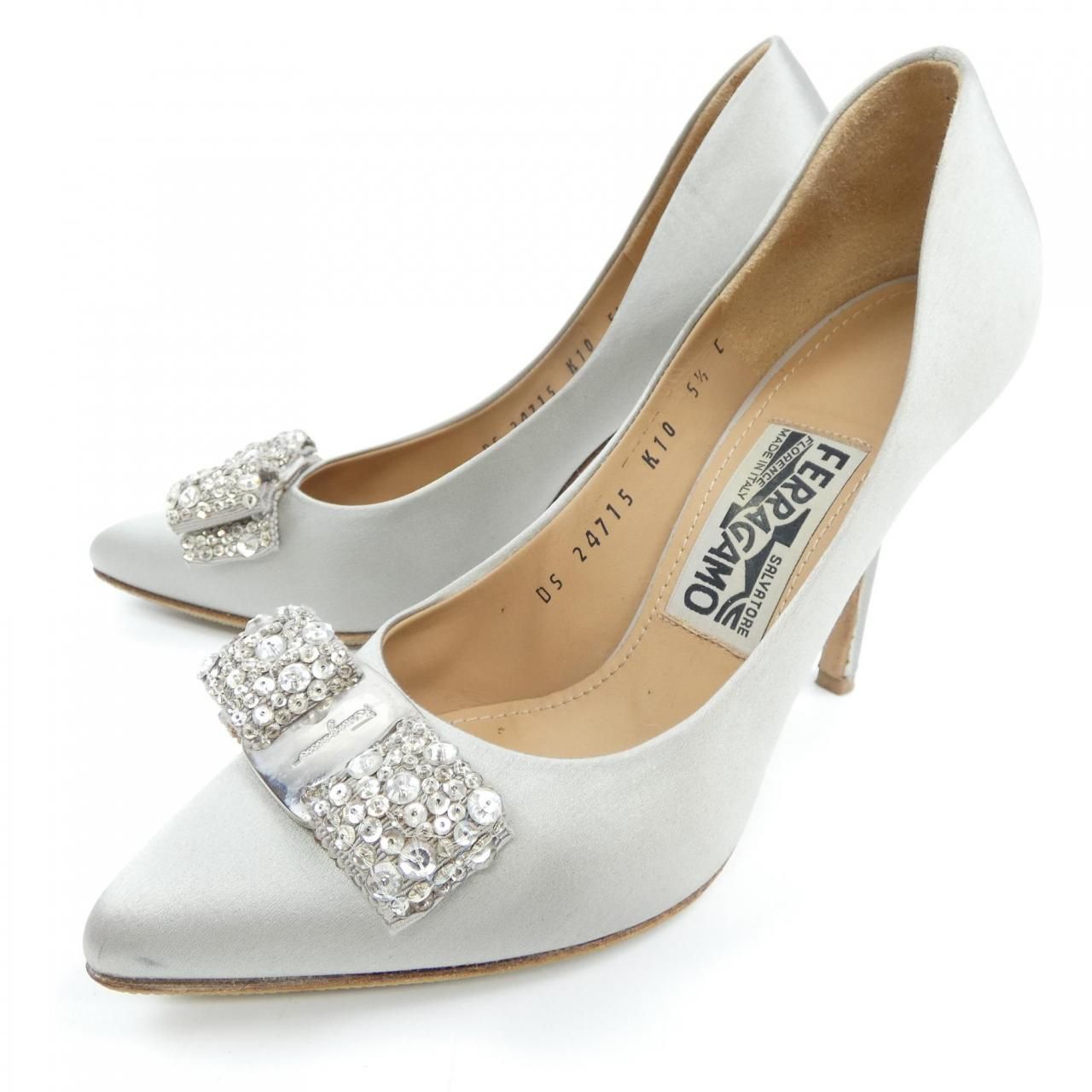 サルヴァトーレフェラガモ SALVATORE FERRAGAMO パンプス - メルカリ