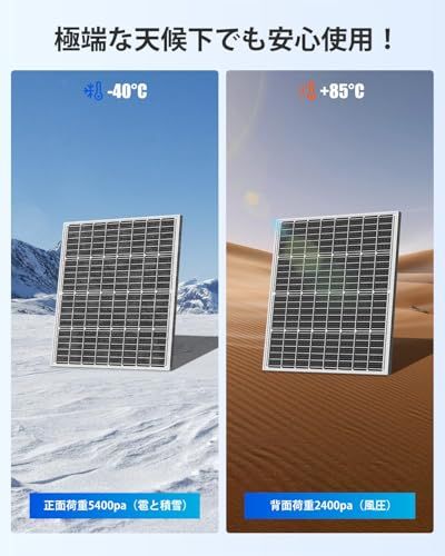 GOYOJO ソーラーパネル 200w =100w×2枚 MC4コネクタ付属 【ISO 9001