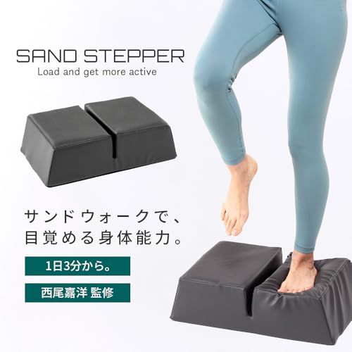 サンドステッパー ステッパー 静音 軽量 コンパクト 座って 筋トレ ダイエット器具 健康器具 踏み台昇降 足踏み 歩行 砂 日本製po 9 fb 28053