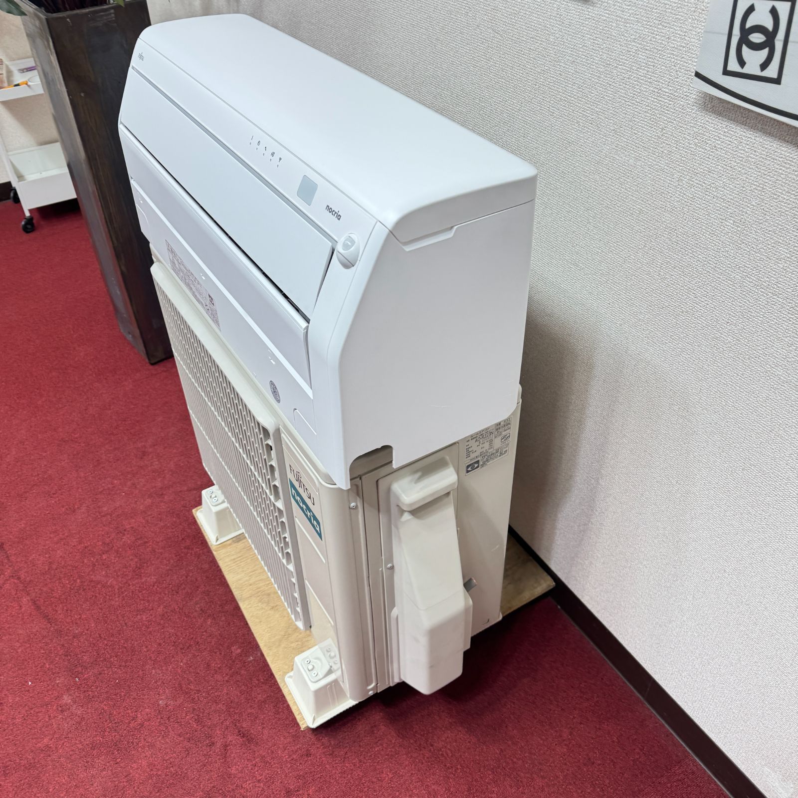 東京23区送料無料 超美品富士通エアコン 2024年製2.2㎾（6畳） 洗浄