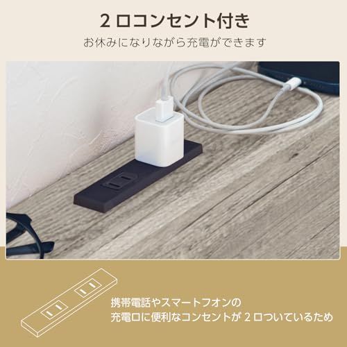 宮棚付き シングルベッド