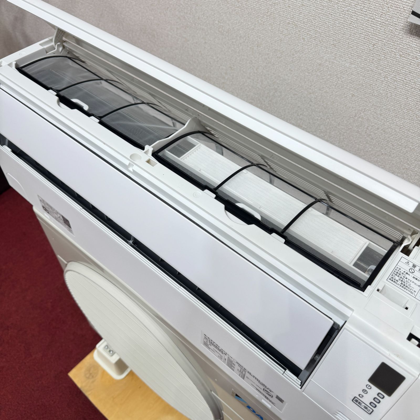 東京23区送料無料 超美品ダイキンエアコン 2024年製2.2㎾（6畳） 洗浄