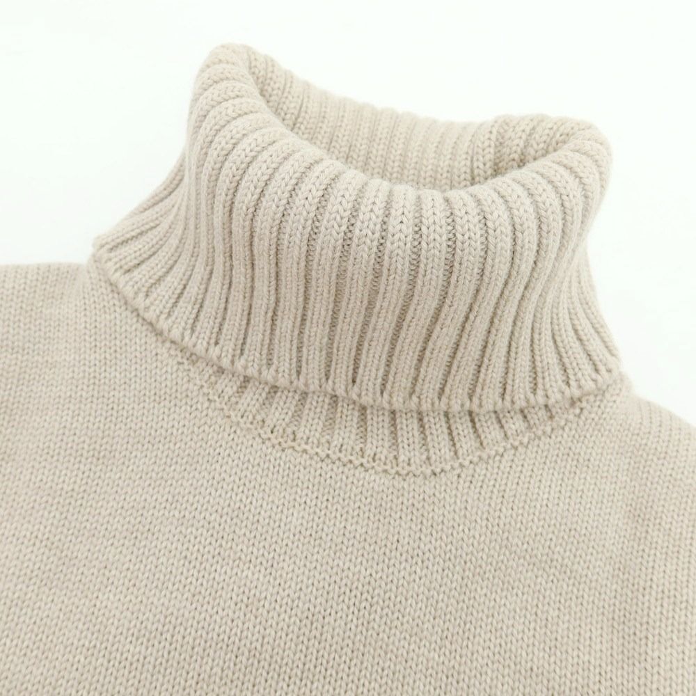 中古】ザノーネ ZANONE ミドルゲージウール タートルネックニット