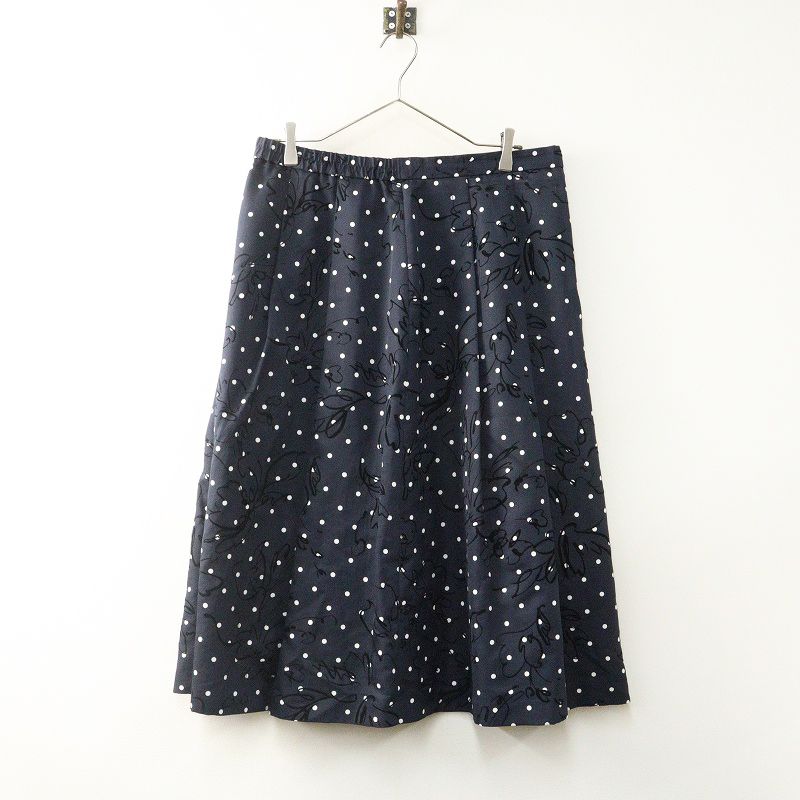 大きいサイズ ローズティアラ Rose Tiara フロッキーフラワー ドット