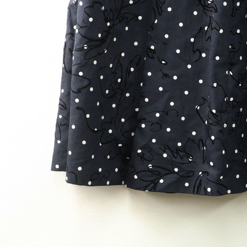 大きいサイズ ローズティアラ Rose Tiara フロッキーフラワー ドット