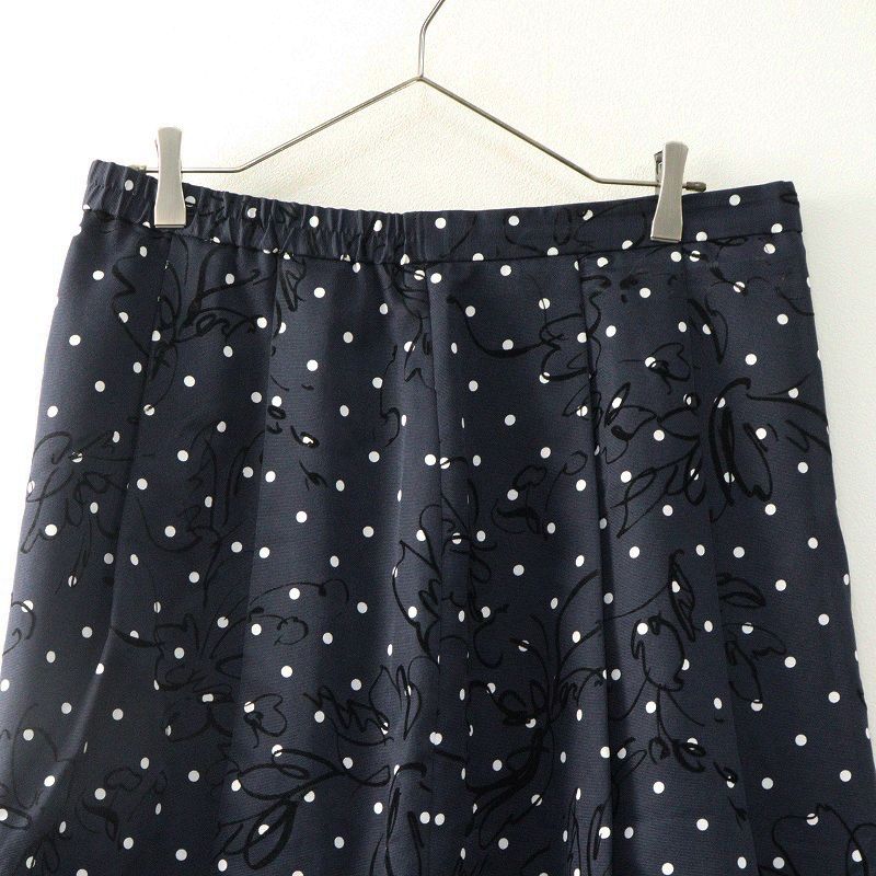 大きいサイズ ローズティアラ Rose Tiara フロッキーフラワー ドット