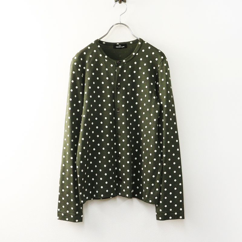 トリココムデギャルソン tricot COMME des GARCONS ドット ノーカラー