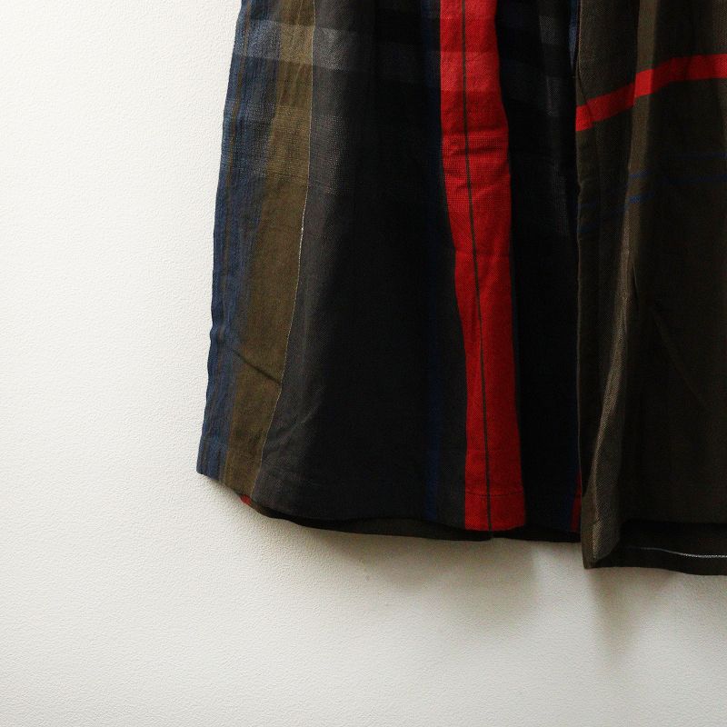 タマキニイメ 玉木新雌 tamaki niime スーパーワイドパンツ 2 ブラウン