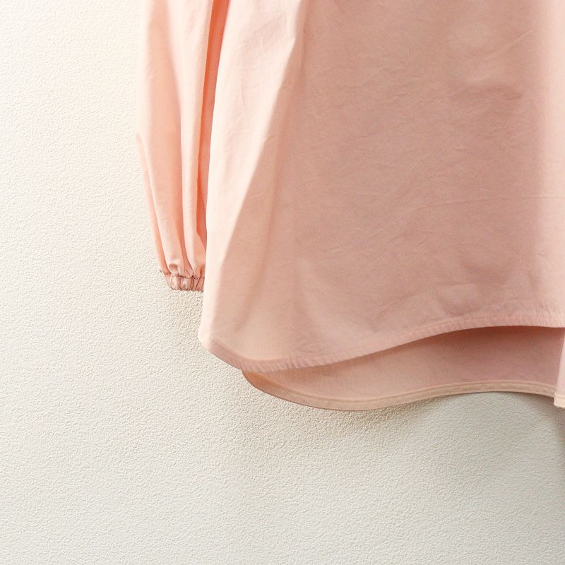 美品 2023AW ヨリ yori ダブルフリルカラーブラウス 38＼ピンク