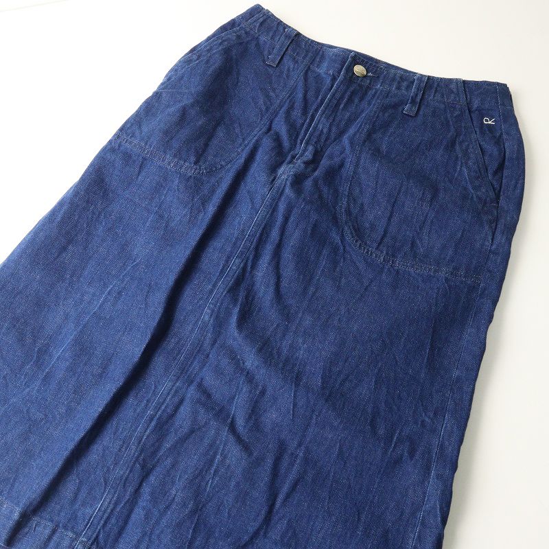 美品 45R デニムスカート 3 インディゴ 日本製 45rpm 45R 45rpm フォーティファイブアール インディゴ染め デニムスカート 1