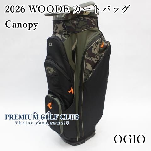 新品 OGIO オジオ 2026 WOODE カートバッグ Canopy 迷彩 15分割口