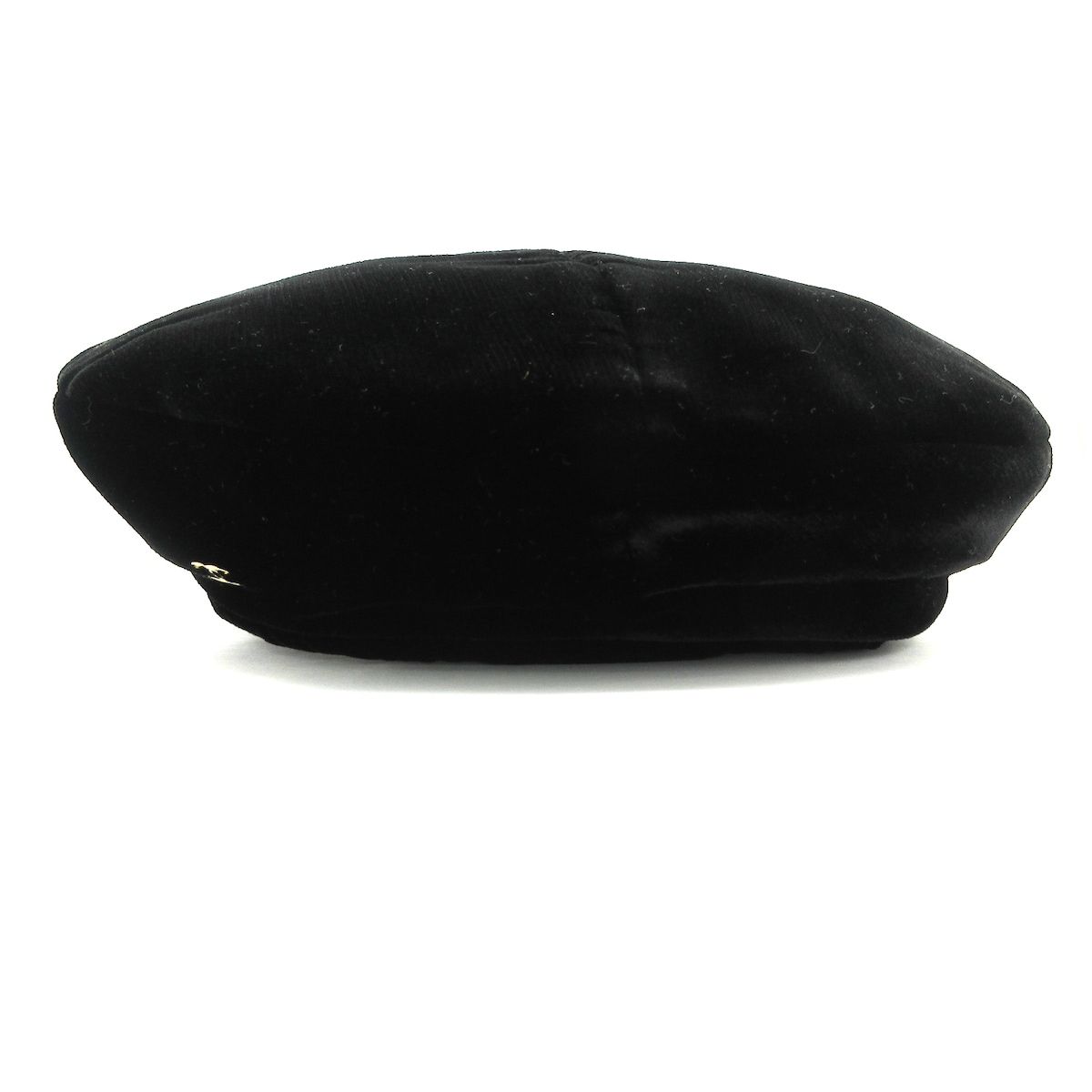 CHANEL(シャネル) ハンチング M美品 - 黒 Mサイズ/ココマーク/ ベレー