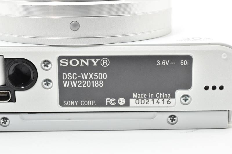 光学極上品】Sony ソニー DSC-WX500 白 ホワイト Cyber-shot