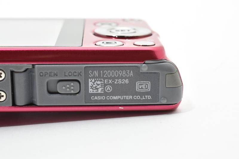 光学極上品】Casio カシオ EXILIM EX-ZS26 赤 レッド コンパクト