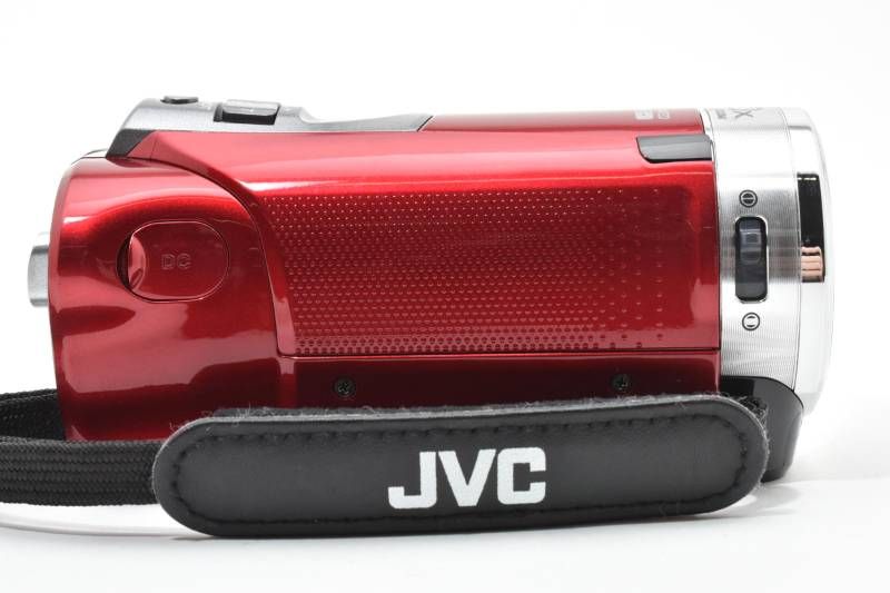 実用光学美品】JVC Everio GZ-HM33 赤 レッド SDカード16GB付き ビデオ