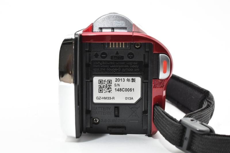 実用光学美品】JVC Everio GZ-HM33 赤 レッド SDカード16GB付き ビデオ