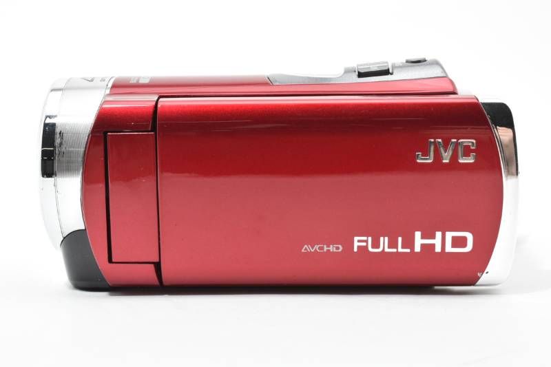 実用光学美品】JVC Everio GZ-HM33 赤 レッド SDカード16GB付き ビデオ