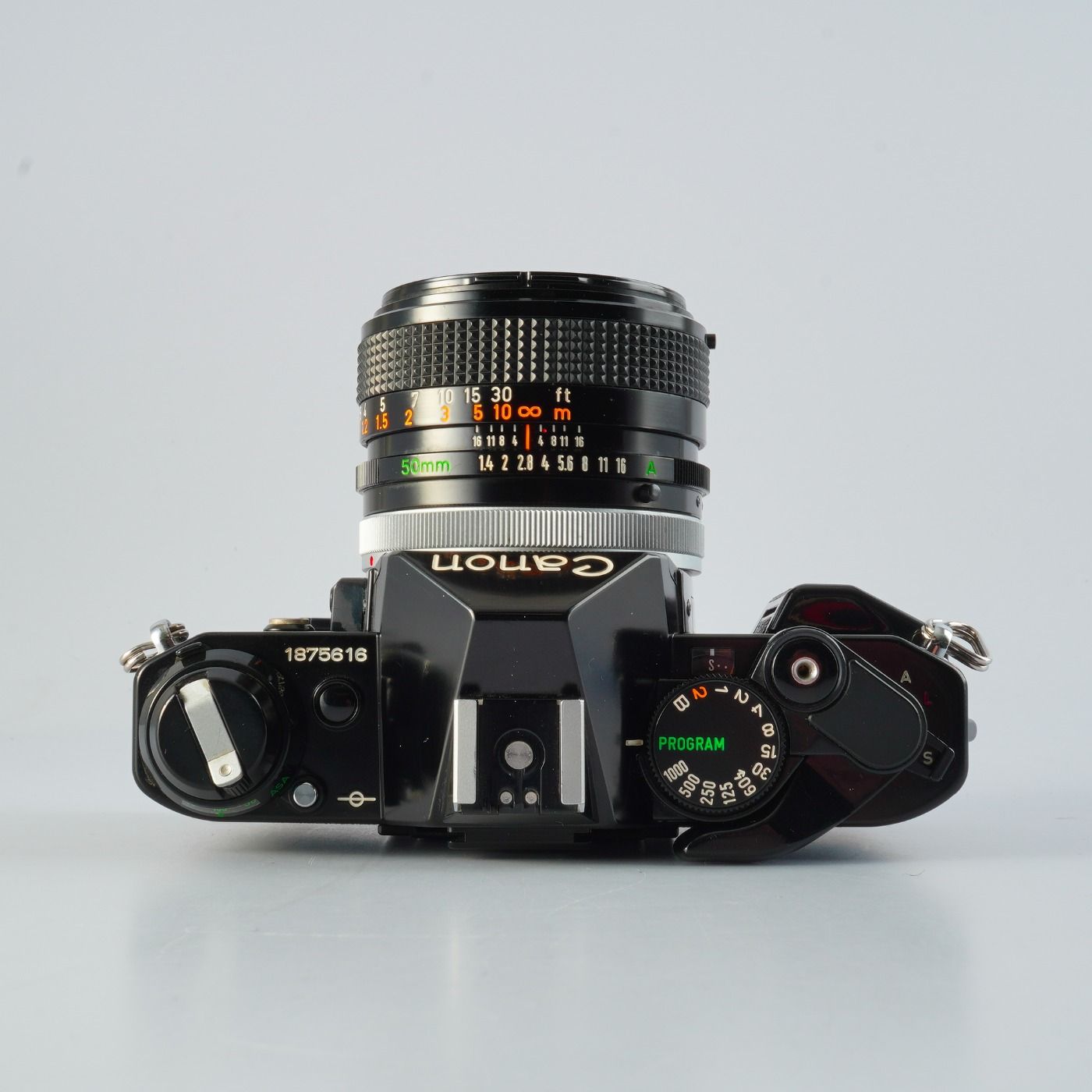 CLA'd】 Canon キヤノン AE-1 Program Black + FD 50mm F/1.4 S.S.C.