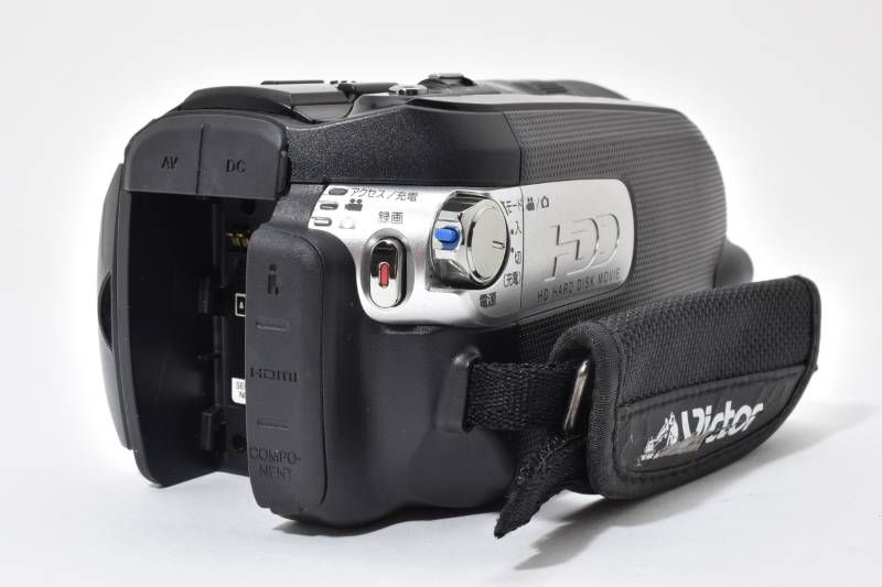 実用品】Victor ビクター Everio GZ-HD3 黒 ブラック ビデオカメラ