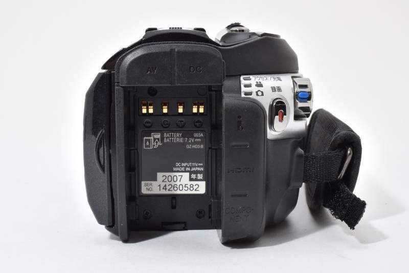 実用品】Victor ビクター Everio GZ-HD3 黒 ブラック ビデオカメラ