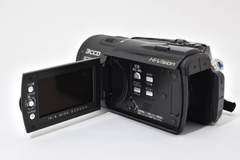 実用品】Victor ビクター Everio GZ-HD3 黒 ブラック ビデオカメラ