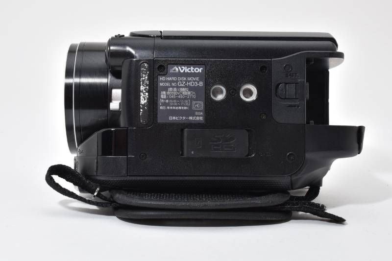 実用品】Victor ビクター Everio GZ-HD3 黒 ブラック ビデオカメラ