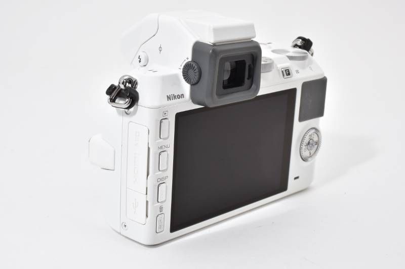 光学極上品】Nikon ニコン NIKON1 V2 ボディ 白 ホワイト ボディ