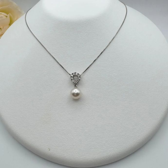 pt900\pt850田崎真珠あこや真珠ネックレス - メルカリ