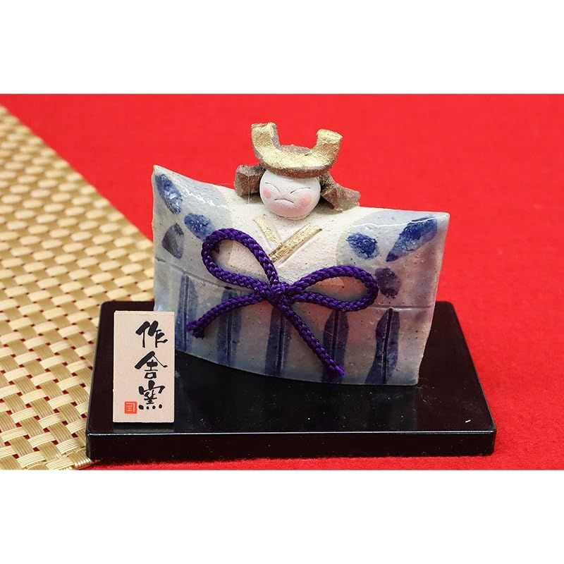 新品】 Japonmania [クラフトマンハウス] 五月人形 端午の節句 ミニ 染