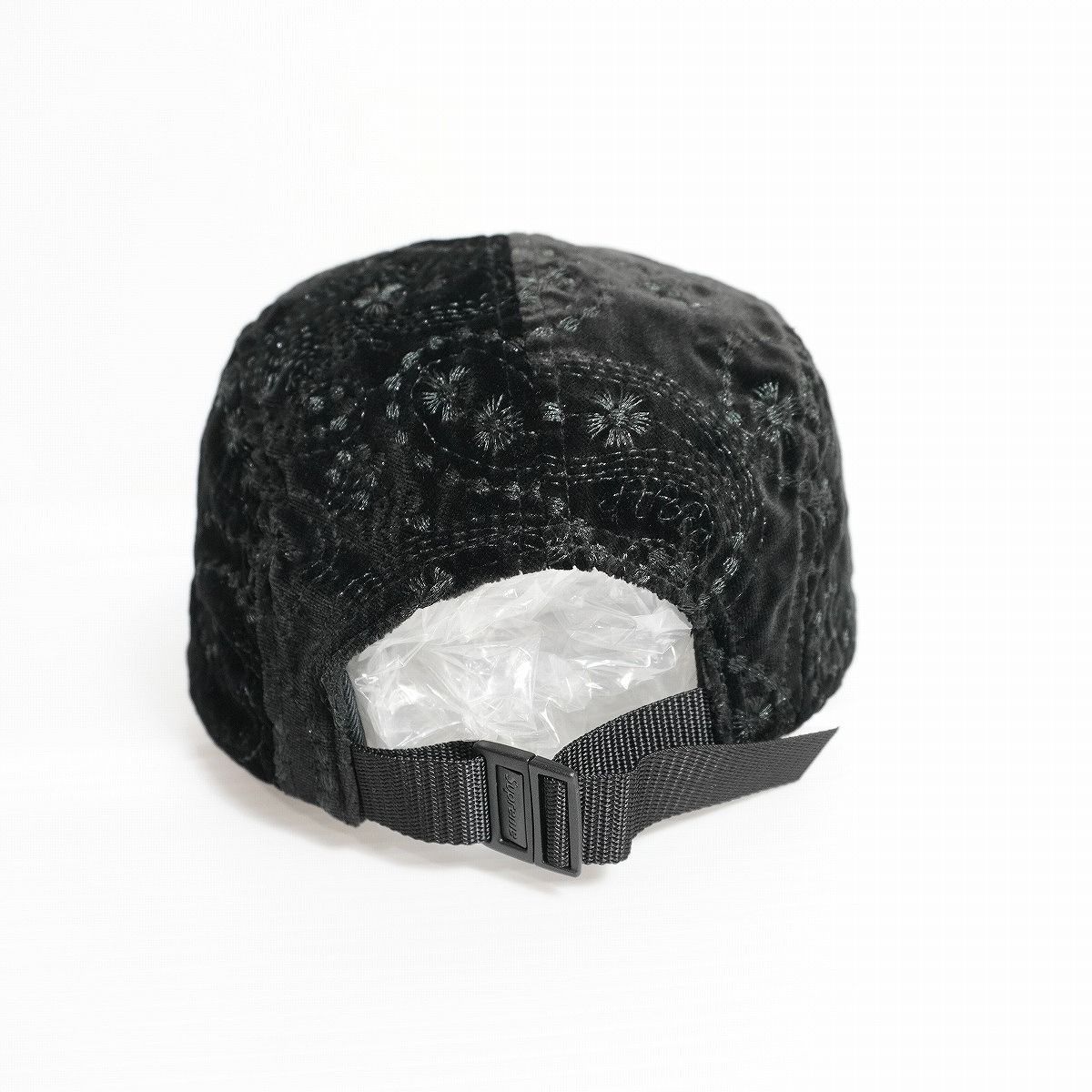 新品23AW Supreme シュプリーム Velvet Paisley Camp Cap ベルベット