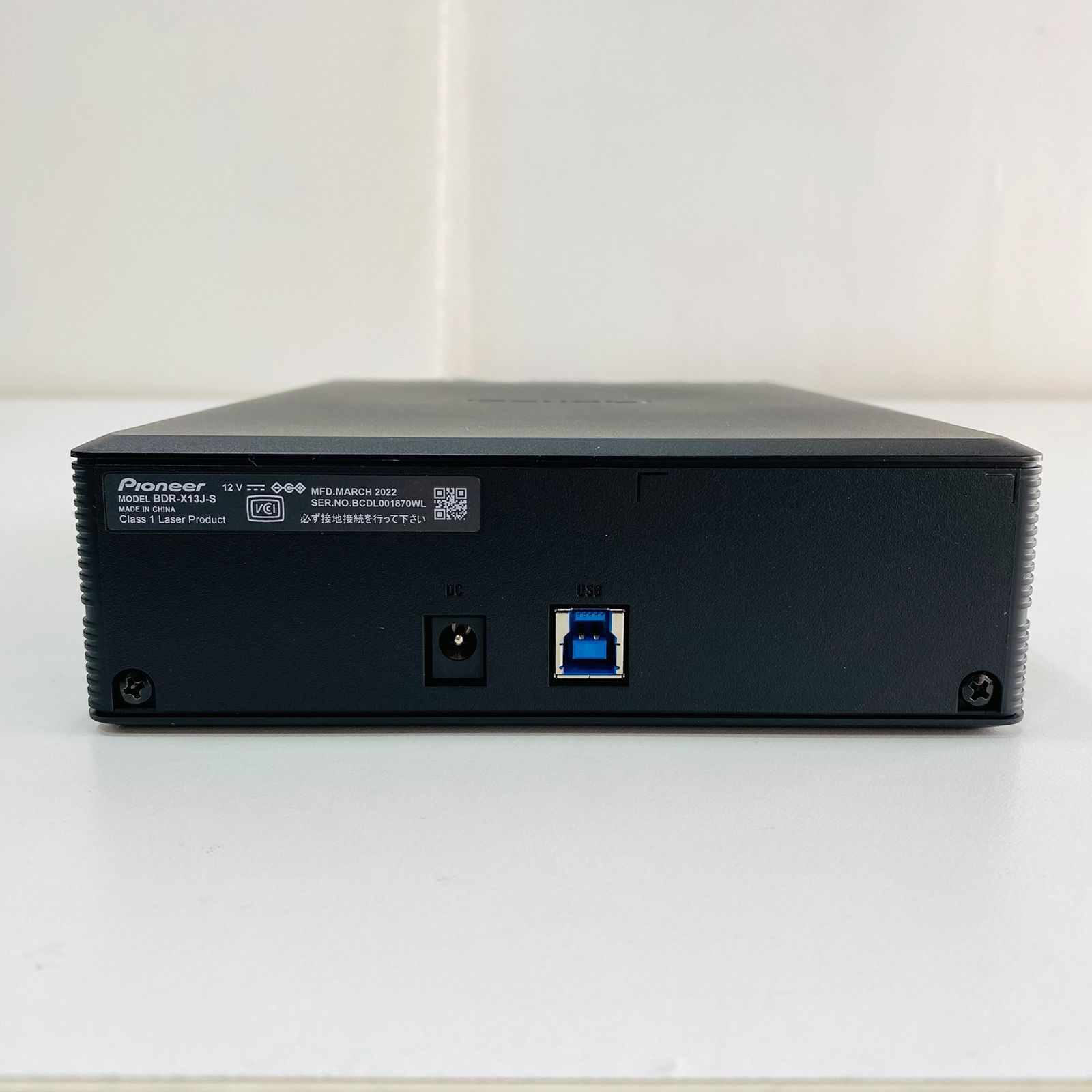 パイオニア Pioneer 外付けブルーレイドライブ BDR-X13J-S 高音質再生