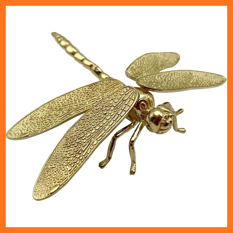 新品】 [eeldog] 蜻蛉 とんぼ 置き物 オブジェ 風水 勝ち虫 開運 金運