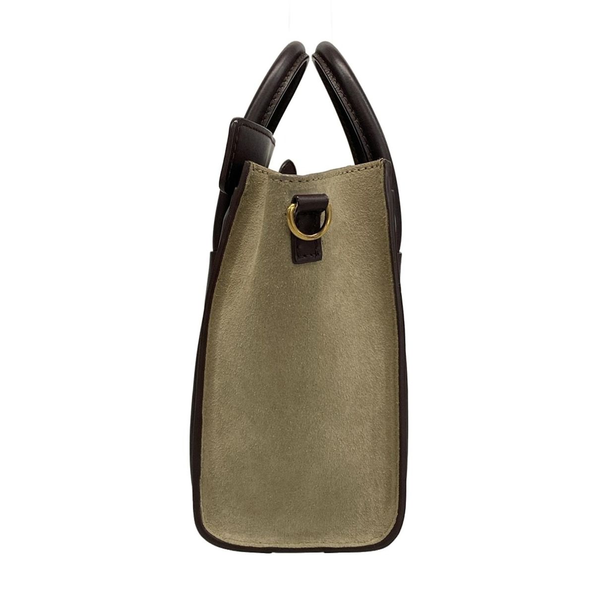 CELINE(セリーヌ) ハンドバッグ ラゲージナノショッパー ボルドー