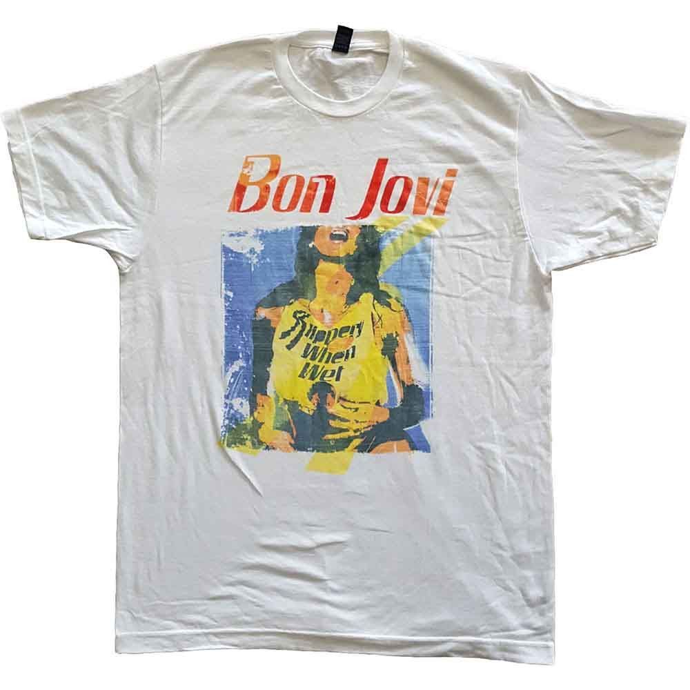 ボン・ジョヴィ【BON JOVI】 Slippery When Wet Tシャツ バンドT ユニ