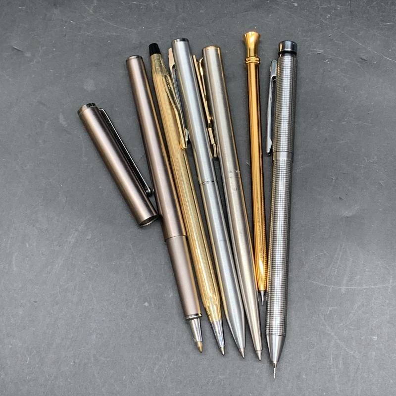 ボールペン/シャープペン6本まとめ パーカー ゼブラ クロス