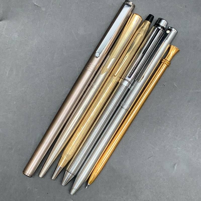 ボールペン/シャープペン6本まとめ パーカー ゼブラ クロス