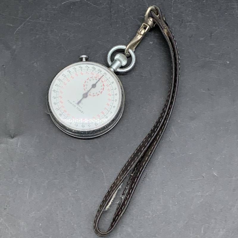 可動 ストップウォッチ TOKYO TOKEI アナログ 手巻き 昭和レトロ 動作