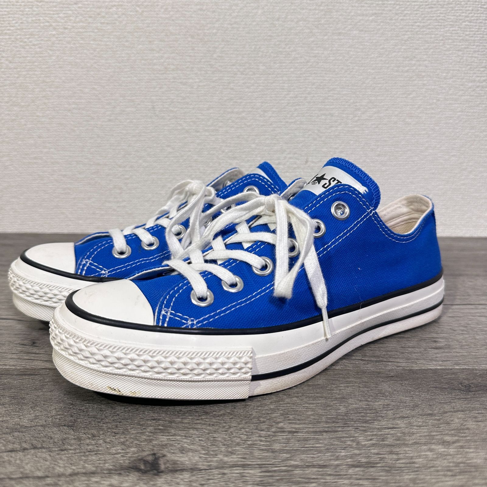 美品 コンバース 日本製 キャンバスオールスターJ OX スニーカー 24.5 